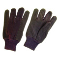Brown Jersey Work Glove PVC Mini Dots